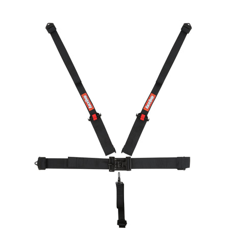 Latch & Link HANS 5 Point Harness Set<br>Black - 3 in. Lap - 3 in. to 2 in. Shoulder - 2 in. Sub
