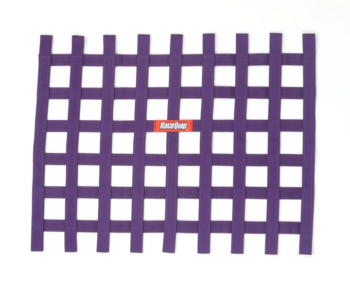 Ribbon Style Race Car Window Net<br>Purple - 18 in.H x 24 in.W