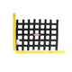 Ribbon Style Race Car Window Net<br>Black - 15 in.H x 21 in.W