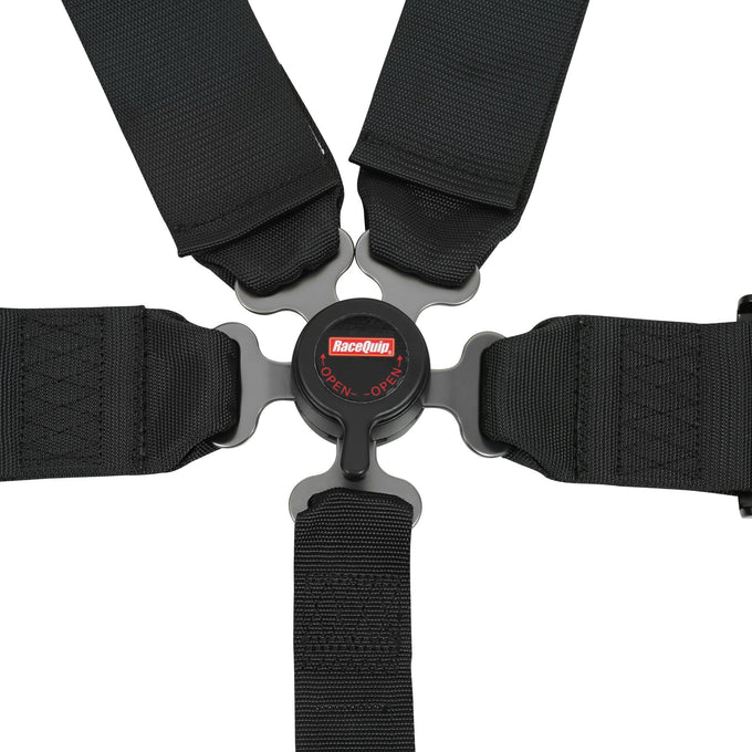 Camlock 5 Point Harness Set<br>Black - 3 in. Lap and Shoulder - 2 in. Sub