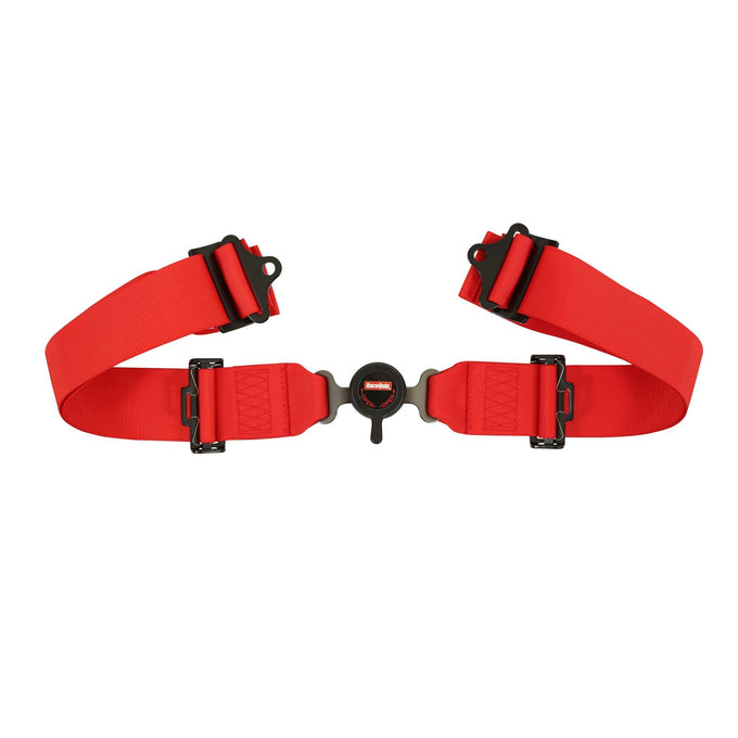 Camlock 5 Point Harness Set Red<br>3 in. Lap and Shoulder - 2 in. Sub
