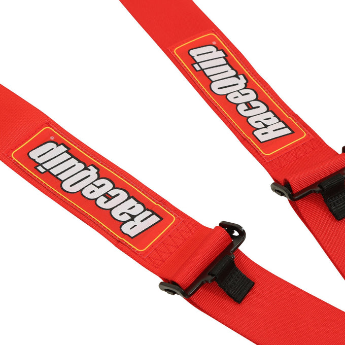 Camlock 5 Point Harness Set Red<br>3 in. Lap and Shoulder - 2 in. Sub