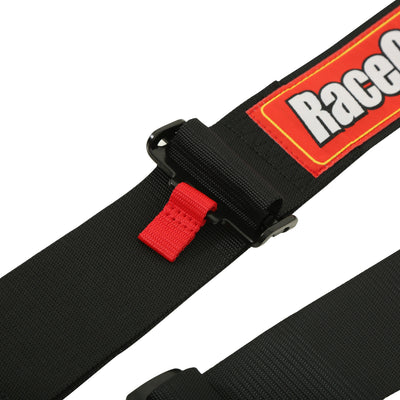 Camlock 6 Point Harness Set<br>Black - 3 in. Lap and Shoulder - 2 in. Sub