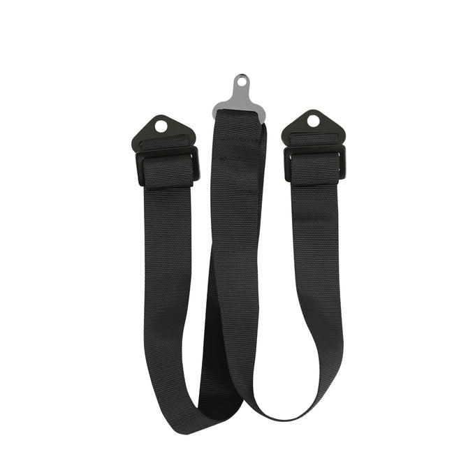 Camlock 6 Point Harness Set<br>Black - 3 in. Lap and Shoulder - 2 in. Sub