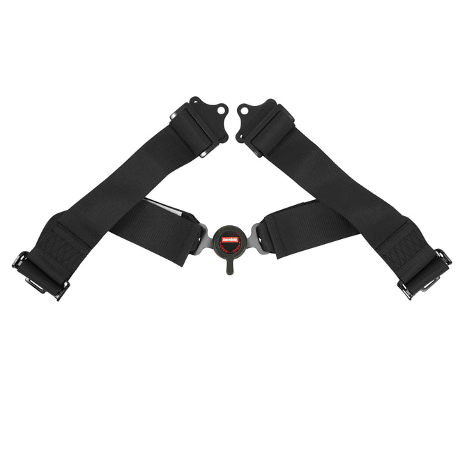 Camlock 6 Point Harness Set<br>Black - 3 in. Lap and Shoulder - 2 in. Sub