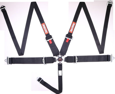 Camlock 5 Point HANS Harness Set<br>Black - 3 in. Lap - 3 in. to 2 in. Shoulder - 2 in. Sub
