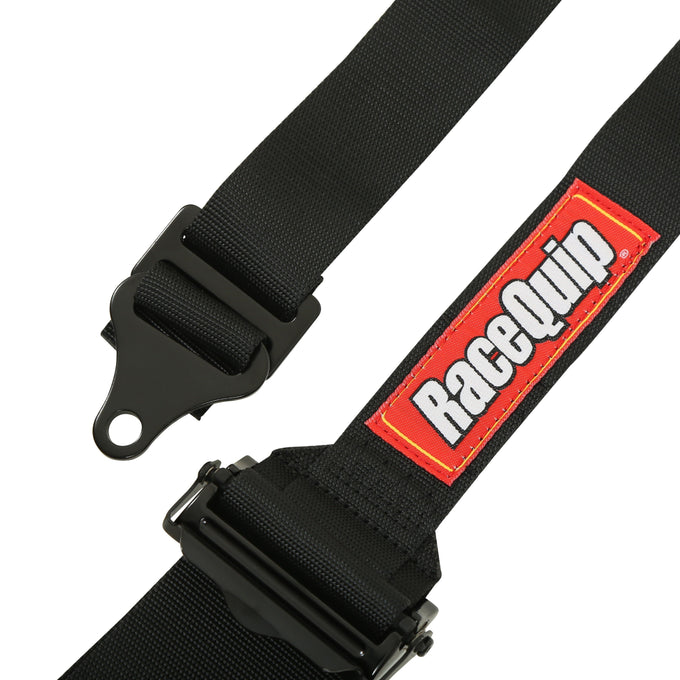 5 Point Harness - Small Buckle Ratcheting Latch & Link<br>Black - 3 in. Lap - 3 in. to 2 in. Shoulder - 2 in. Sub
