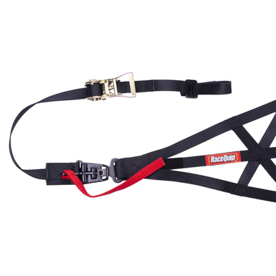 Right Side Triangle Roll Cage Net w/Quick Release<br>Black - 24 in. H x 46 in. W