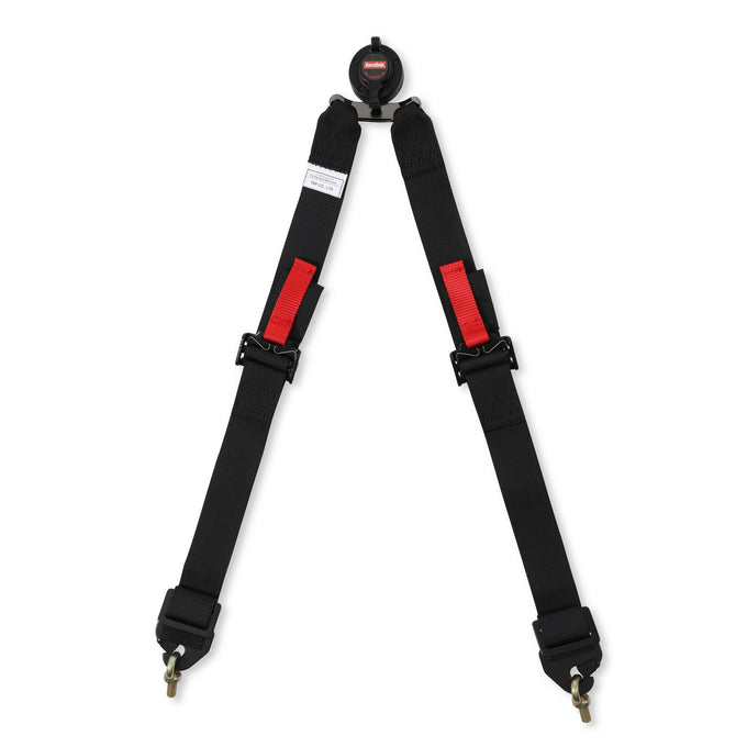 FIA 6 Point Camlock Harness Set<br>Black - 3 in. to 2 in. HANS/FHR Shoulders FIA 8853-2016