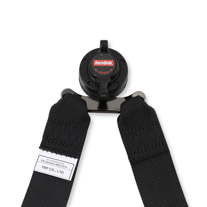 FIA 6 Point Camlock Harness Set<br>Black - 3 in. to 2 in. HANS/FHR Shoulders FIA 8853-2016