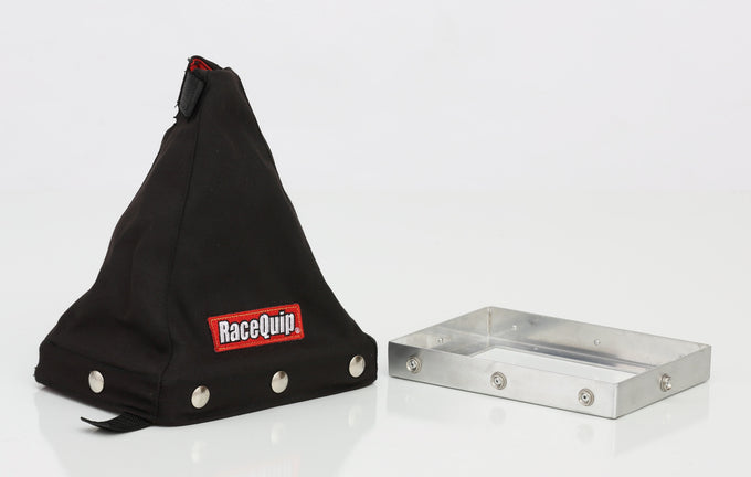 Fire-Retardant Shifter Boot w/ Mounting Base Plate<br>Black - 9 in. Tall