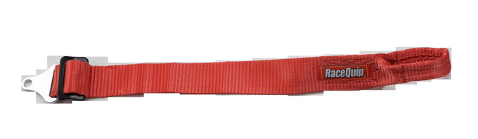 Tow Hook Strap w/ Soft Eye Loop End<br>Orange - 7 in. to 24 in.