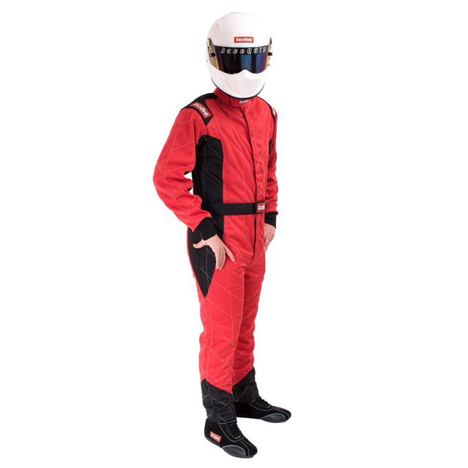 One Piece Multi Layer Fire Suit Red - Small<br>Universal