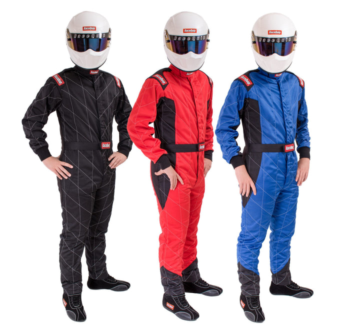 One Piece Multi Layer Fire Suit Red - Small<br>Universal