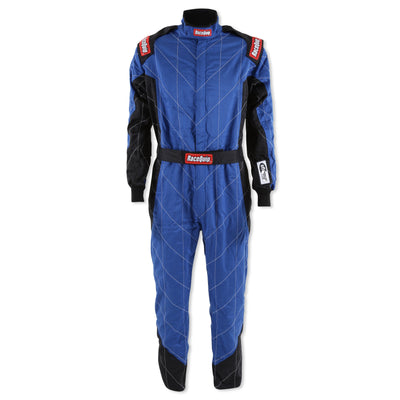 One Piece Multi Layer Fire Suit Blue - Medium<br>Universal