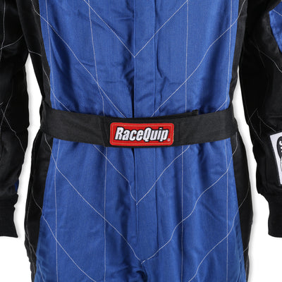 One Piece Multi Layer Fire Suit Blue - Medium<br>Universal