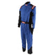 One Piece Multi Layer Fire Suit Blue - 2XL<br>Universal