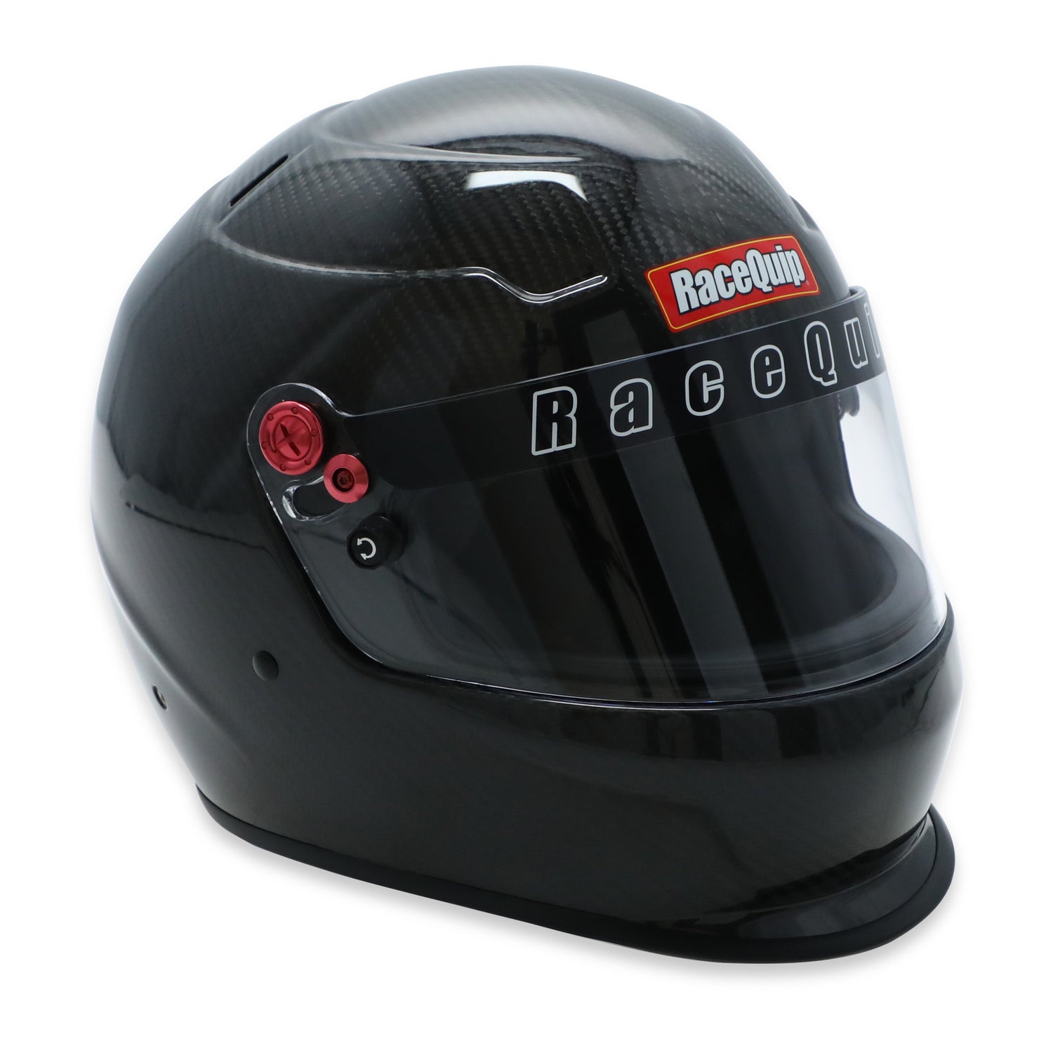 PRO20 Full Face Helmet Clear Coated Carbon Fiber - 2XL<br>Universal