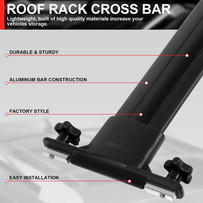 Factory Style Roof Rack Cross Bars <br>10-24 Toyota 4Runner