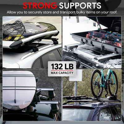 Factory Style Roof Rack Cross Bars <br>10-24 Toyota 4Runner