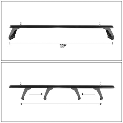 58in. Roof Rack Cargo CarrierCross Bar <br>Universal