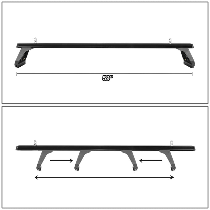 58in. Roof Rack Cargo CarrierCross Bar <br>Universal