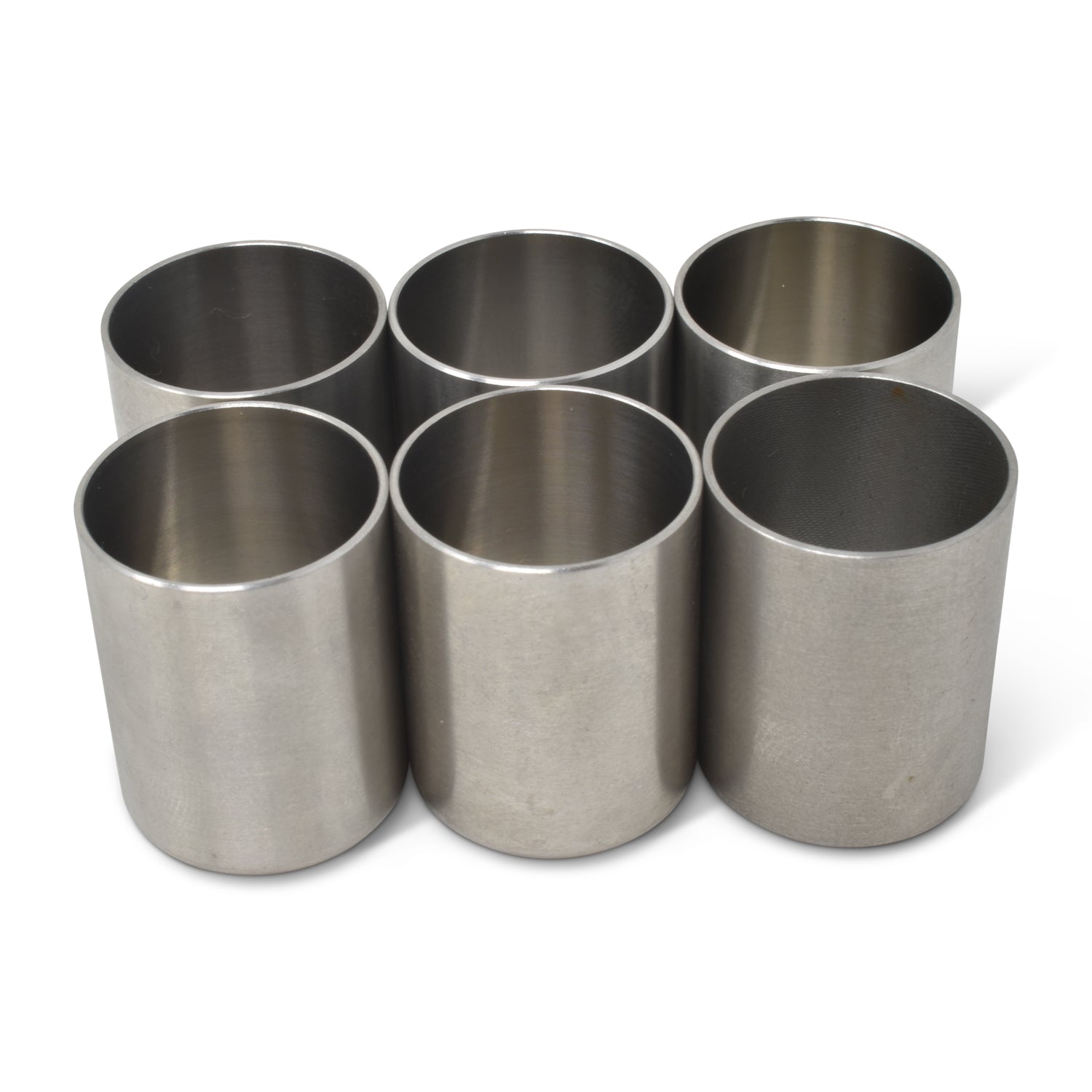 -6 AN Stainless Steel Crimp Collars 6 Per Pack <br> Universal application