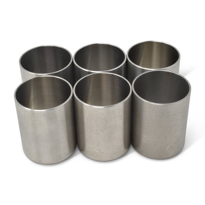 -6 AN Stainless Steel Crimp Collars 6 Per Pack <br> Universal application