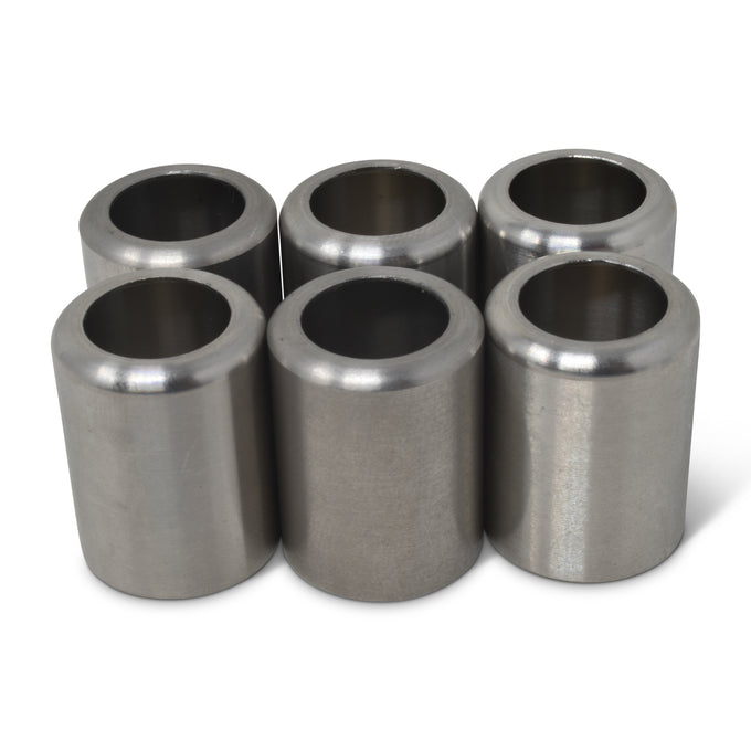 -6 AN Stainless Steel Crimp Collars 6 Per Pack <br> Universal application