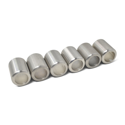 -6 AN Stainless Steel Crimp Collars 6 Per Pack <br> Universal application