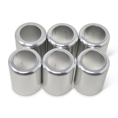 -6 AN Crimp Collars 6 Per Pack <br> Universal application
