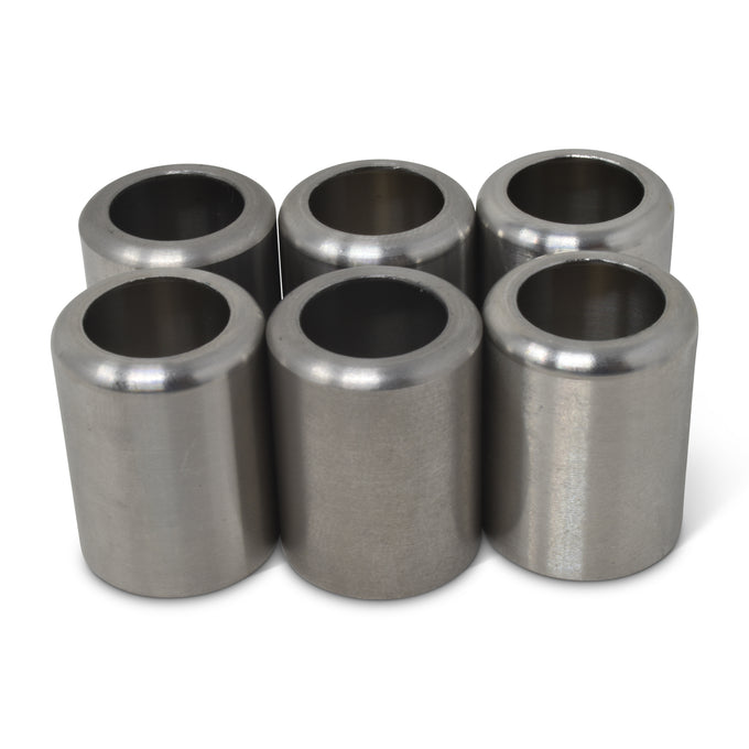 -8 AN Stainless Steel Crimp Collars 6 Per Pack <br> Universal application