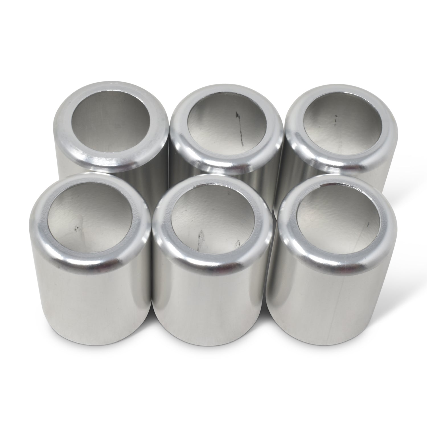 -8 AN Crimp Collars 6 Per Pack <br> Universal application