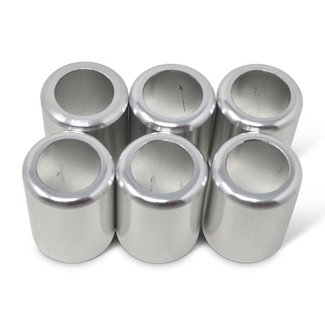 -8 AN Crimp Collars 6 Per Pack <br> Universal application
