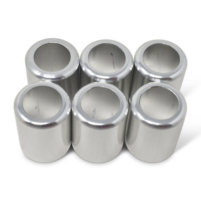 -8 AN Crimp Collars 6 Per Pack <br> Universal application