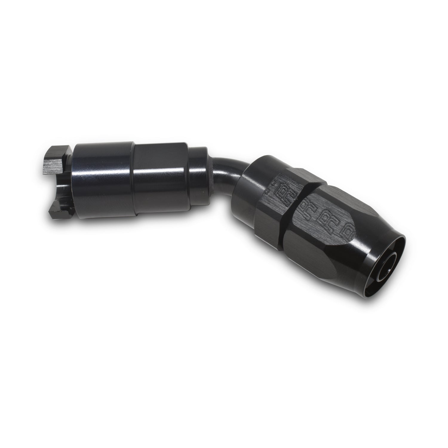 -6AN 45 Degree ProClassic EFI Hose End <br> Fitting Size: -6 AN