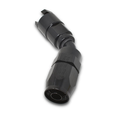 -6AN 45 Degree ProClassic EFI Hose End <br> Fitting Size: -6 AN