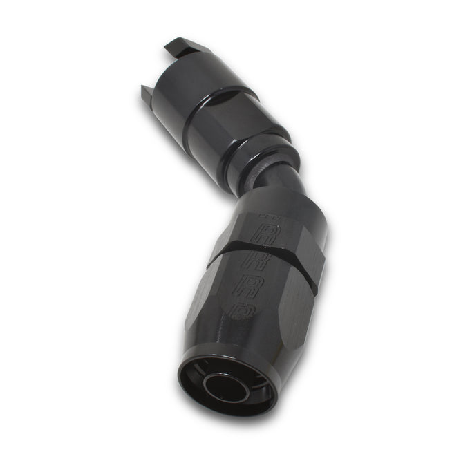 -6AN 45 Degree ProClassic EFI Hose End <br> Fitting Size: -6 AN