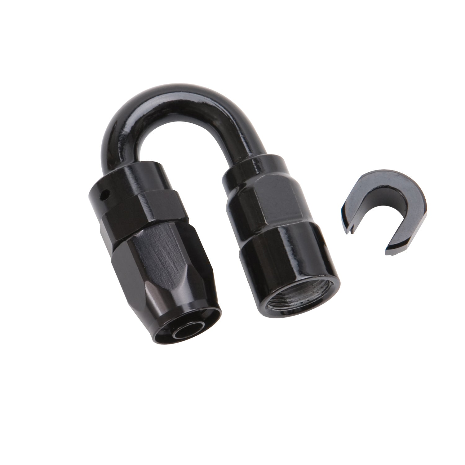 -6AN 180 Degree ProClassic EFI Hose End <br> Fitting Size: -6 AN