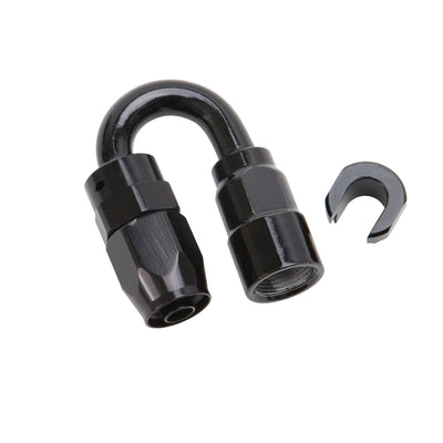 -6AN 180 Degree ProClassic EFI Hose End <br> Fitting Size: -6 AN