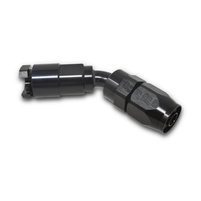 -6AN 45 Degree ProClassic EFI Hose End <br> Fitting Size: -6 AN