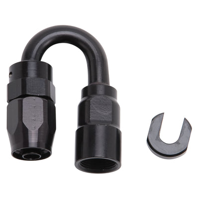 -6AN 180 Degree ProClassic EFI Hose End <br> Fitting Size: -6 AN