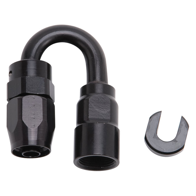 -6AN 180 Degree ProClassic EFI Hose End <br> Fitting Size: -6 AN