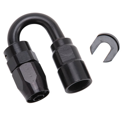 -6AN 180 Degree ProClassic EFI Hose End <br> Fitting Size: -6 AN