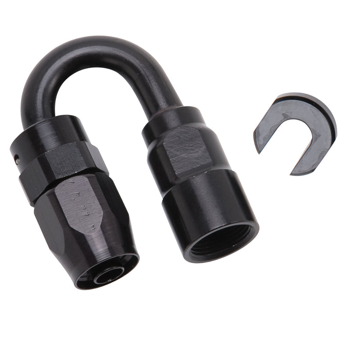 -6AN 180 Degree ProClassic EFI Hose End <br> Fitting Size: -6 AN