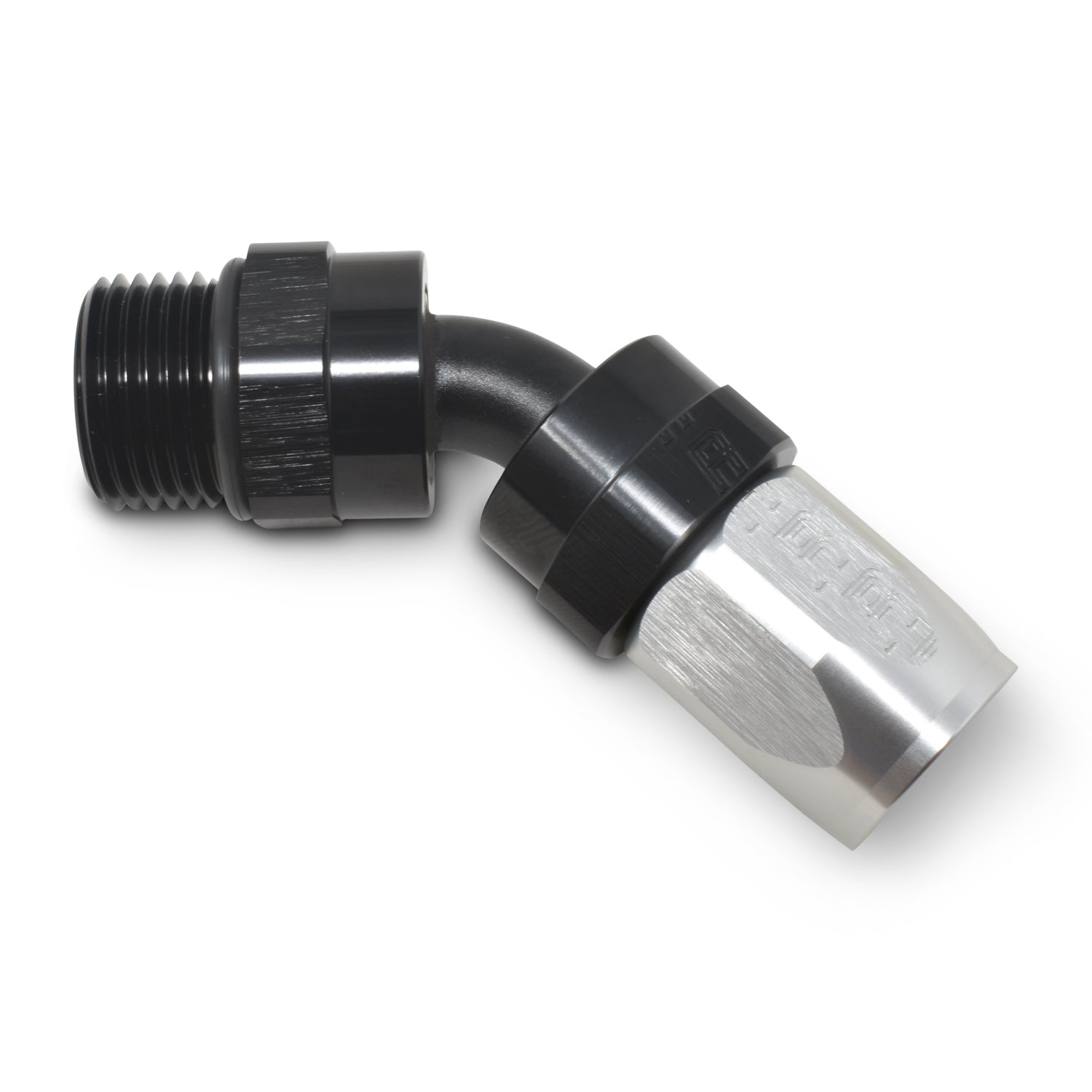 -10AN 45¡ã Hose End To 7/8in-14 ORB <br> Fitting Size: -8 AN