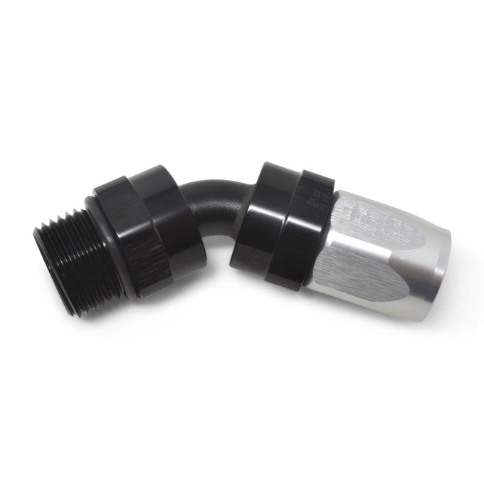 -10AN 45¡ã Hose End To 7/8in-14 ORB <br> Fitting Size: -8 AN