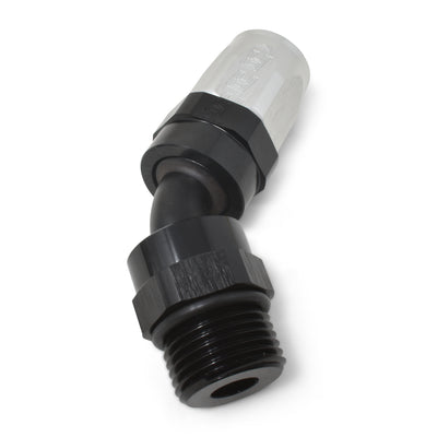 -10AN 45¡ã Hose End To 7/8in-14 ORB <br> Fitting Size: -8 AN