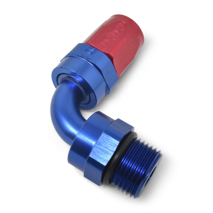 -8AN 90¡ã Radius Port Hose End To 7/8in-14 O-Ring <br> Fitting Size: -8 AN
