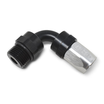 -8AN 90¡ã Radius Port Hose End To 7/8in-14 O-Ring <br> Fitting Size: -8 AN